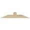 Ekena Millwork Portland Rough Sawn Timber Gable Bracket, Douglas Fir, 36"W x 7"H x 2"D x 4"F, 5/12 Pitch GBW036X07X0204POR00RDF - alternate 1